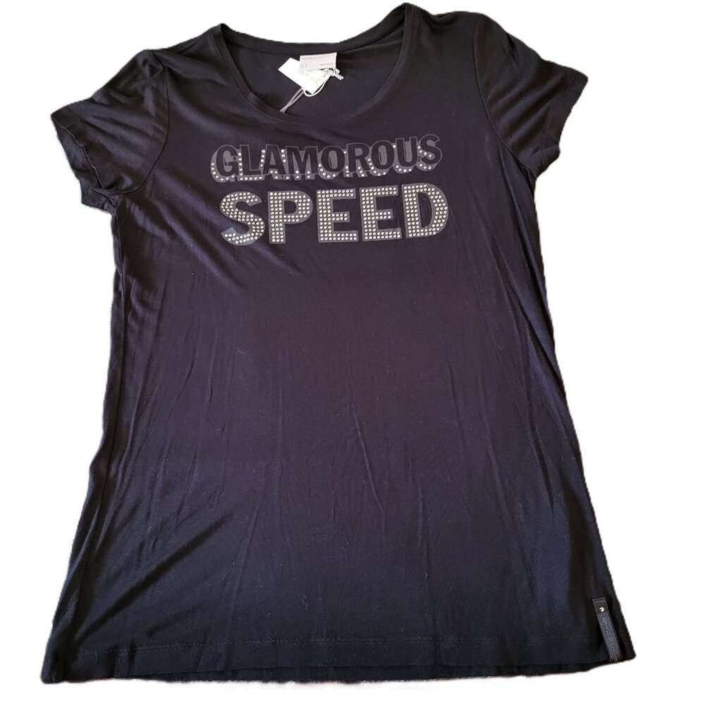 NWT Porsche Design Women's "Glamorous Speed" T Shirt Small Medium